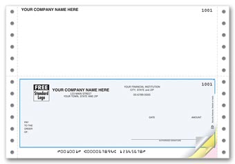 Continuous Bottom 6 1/2  Multi-Purpose Check