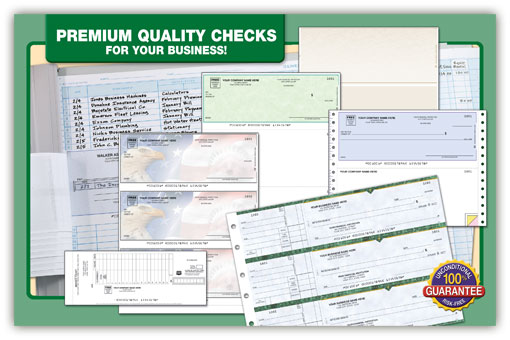 Large Computer & Manual Checks Postcard