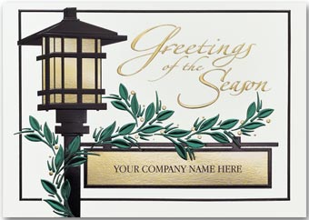 Golden Lamp Holiday Cards