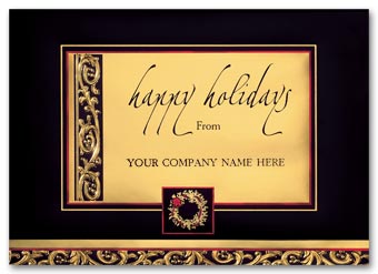 Distinction in Gold Holiday Cards