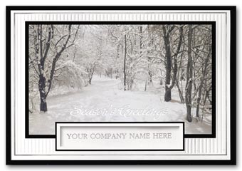 Snow Covered Serenity Holiday Cards