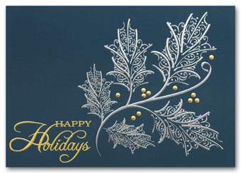 Silver and Gold Holiday Cards