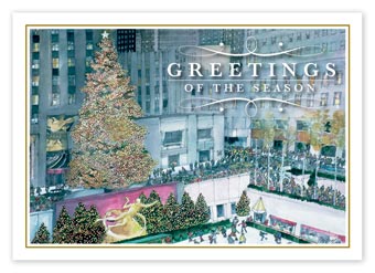 Festive in New York Christmas Cards
