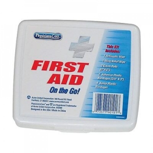 (6 EA) PERSONAL FIRST AID KIT 13PC PLASTIC CASE