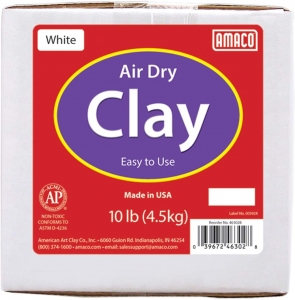(2 EA) WHITE AIR DRY CLAY 