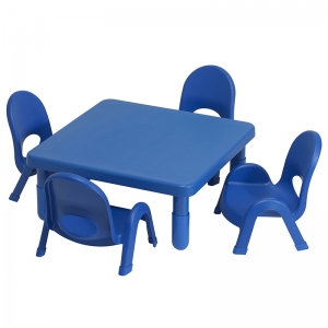 Myvalue Toddler 28in Square Table & Chairs