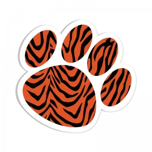 Magnetic Whiteboard Eraser Tiger Paw