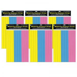 (6 Pk) Die Cut Magnets Sentence Strips