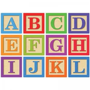 Magnetic Letters, 2", ABC Blocks