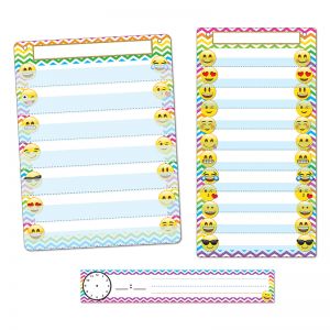 3PC EMOJI POCKET CHART SET SMART POLY