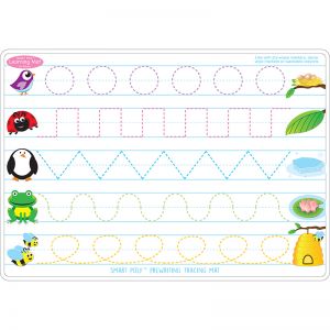 Prewrite & Shapes Learn Mat 2 Sided Write On Wipe Off