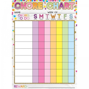 Chores Confetti Style Postermt Pals Smart Poly Single Sided