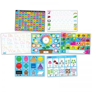 7 PK EARLY EDUCATION LEARNING MATS SMART POLY