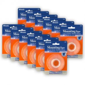 (12 EA) DOUBLE SIDED CLEAR TAPE 1 X 60IN