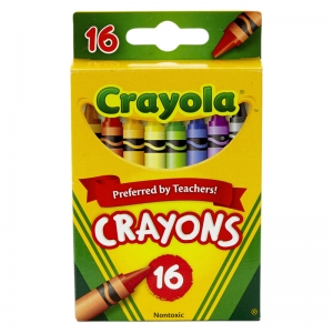 Crayons, Regular Size, 16 Colors