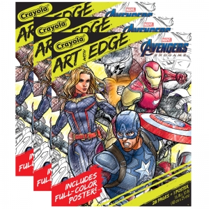 (3 EA) ART WITH EDGE MARVEL AVENGERS