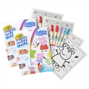 (2 ST) COLORING PAD & MARKERS PEPPA PIG COLOR WONDER