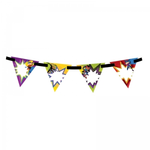 Super Power Bunting Banner 