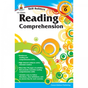 Skill Builders Reading Comprehension Workbook, Grade 6