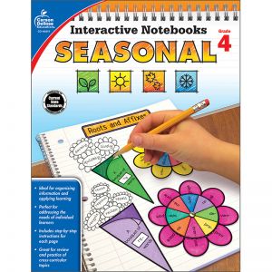 Interactive Notebooks Seasonal Gr 4 Resource Book