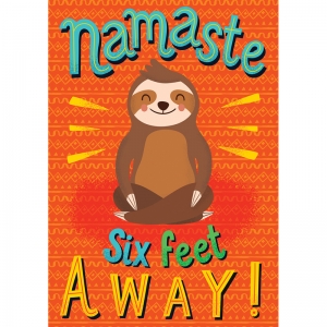 Namaste Six Feet Away Poster One World