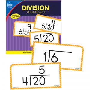 DIVISION FACTS THRU 12 FLASH CARDS 