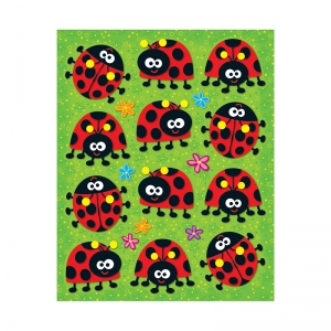 Ladybugs Shape Stickers 72pk 