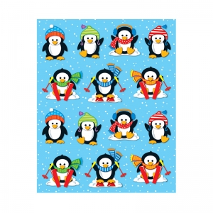 Penguins Shape Stickers 84pk 