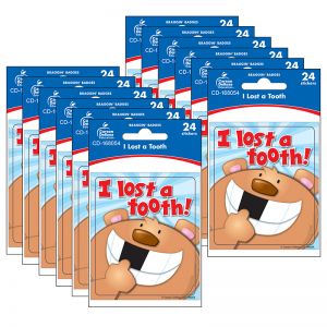 (12 PK) I LOST A TOOTH STICKERS 