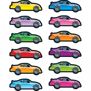 Race Cars Stickers  Shape