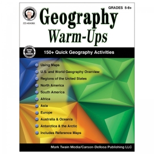 GEOGRAPHY WARM UPS BOOK GR5-8 