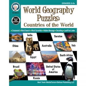 Countries Of The World Puzzle  Gr 512 World Geography Puzzles