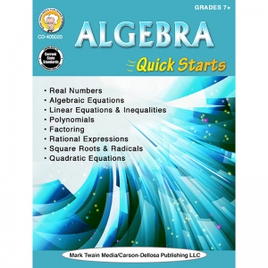 ALGEBRA QUICK STARTS GR 7-12   