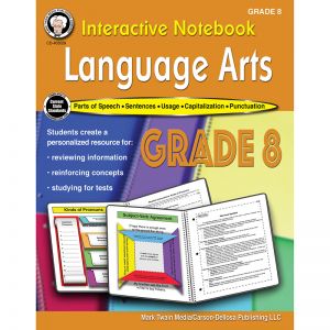 Language Arts Workbook Gr 8 Interactive Notebook