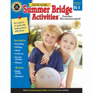 Summer Bridge Activities Workbook, Grade K-1, Paperback