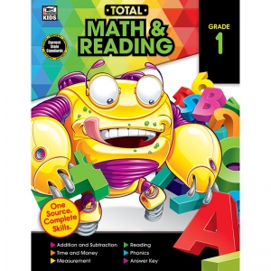 TOTAL MATH AND READING WB GR 1   