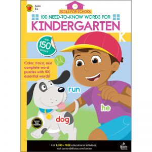 100 Need-to-know Words Kindergarten Skills For School