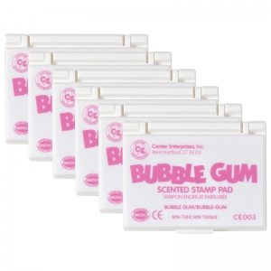 (6 EA) STAMP PAD SCENTED BUBBLE GUM PINK