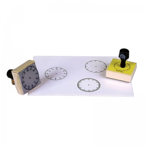 Analog Clock Stamps, Set of 3