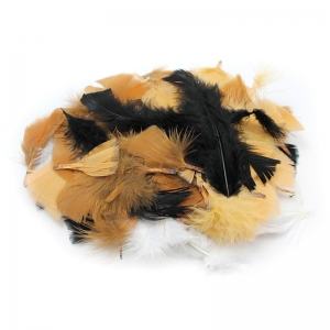 Turkey Feathers Natural Colors 14g Bag