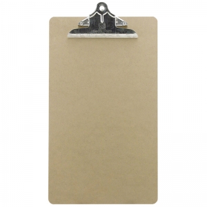 Masonite Clipboard, Legal Size 9" x 15.5"