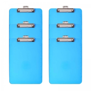 (6 EA) CLIPBOARD NEON BLUE 