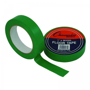 Floor Marking Tape, 1" x 36 yd, Green