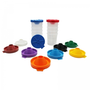 (2 PK) NO SPILL PAINT CUPS 10 PER