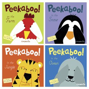 Peekaboo! Complete Set of 4 Board Books