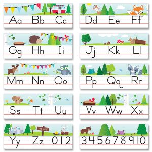 WOODLAND FRIENDS ALPHABET LINE 