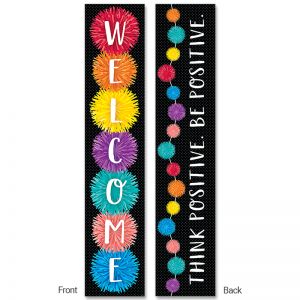 Pom Poms Double-sided Banner 