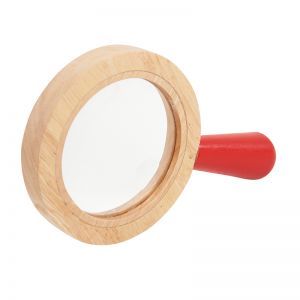 WOODEN SURROUND HAND LENS 