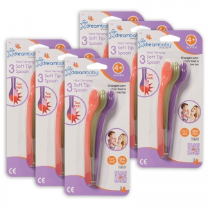 (6 PK) HEAT SENSING SOFT SPOON 3/PK 