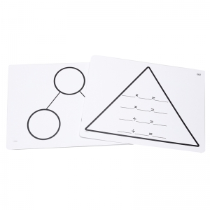 Write On Wipe Off Multipl Triangle Mats